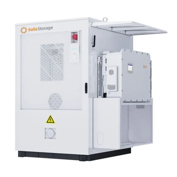 Gabinete BESS Solis Storage para armazenamento comercial e industrial